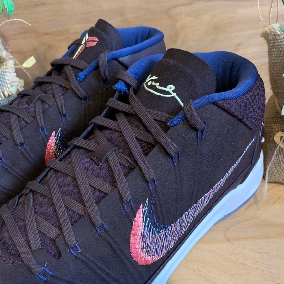 NEW Nike Kobe AD Mid Port Wine Basketball Shoes - Picture 7 of 8